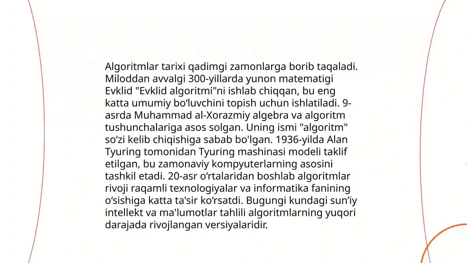 Algoritmlar tushunchasi 4
