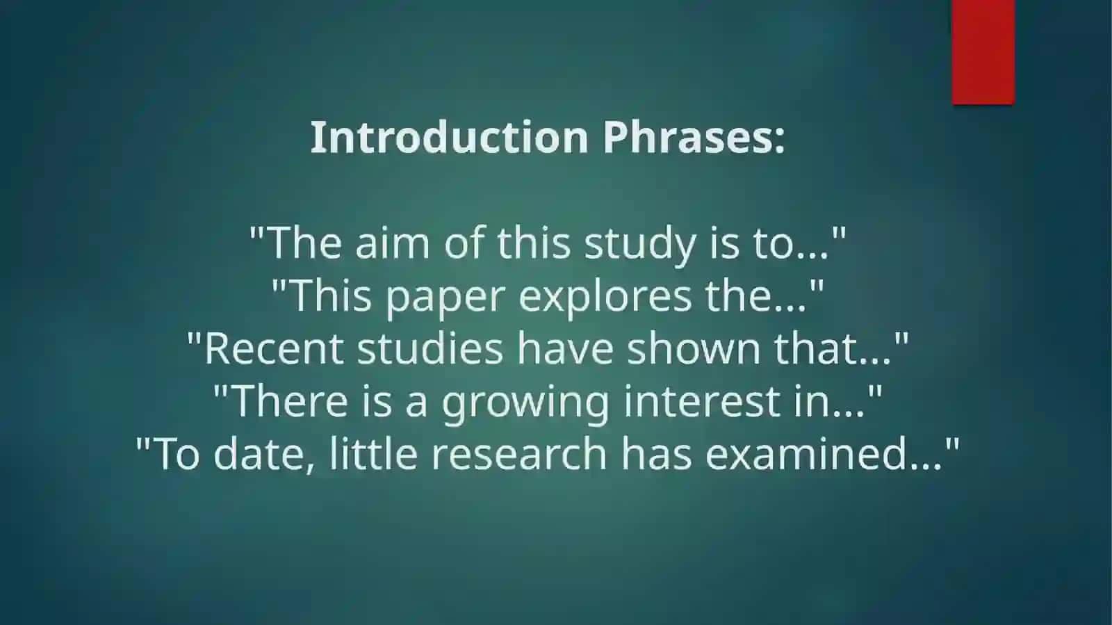 Index of useful phrases 4