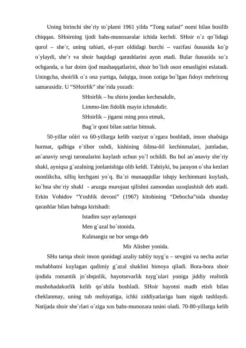 ERKIN VOHID IJODI 4