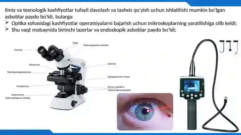 Tibbiyot asbob uskunalarining rivojlanish bosqichlari 4