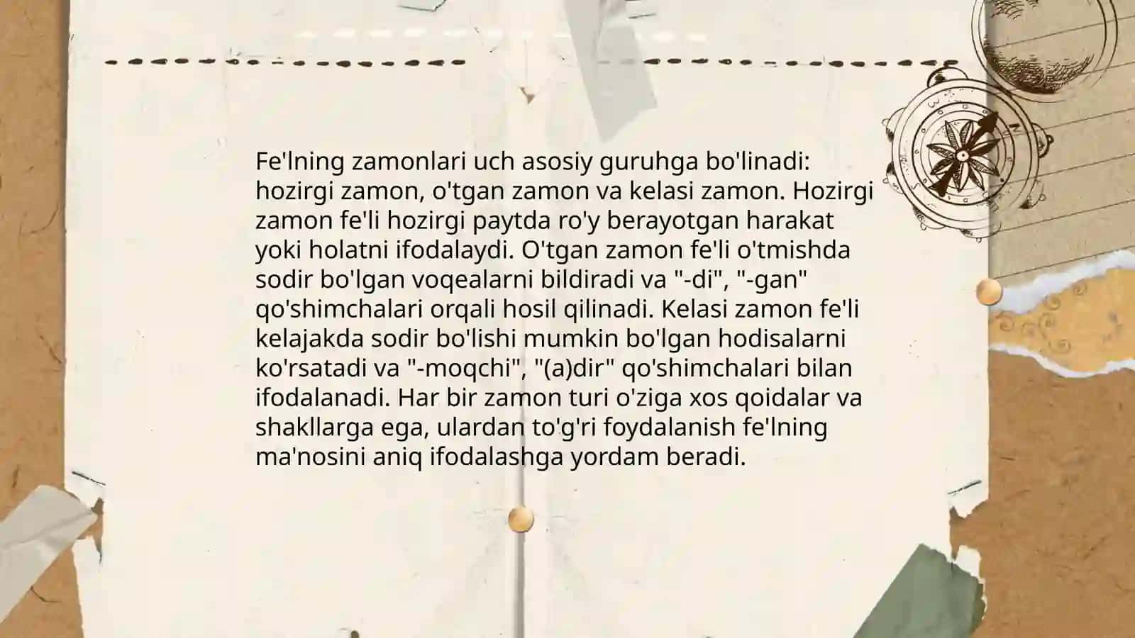 Fe'l sóz turkumi 4
