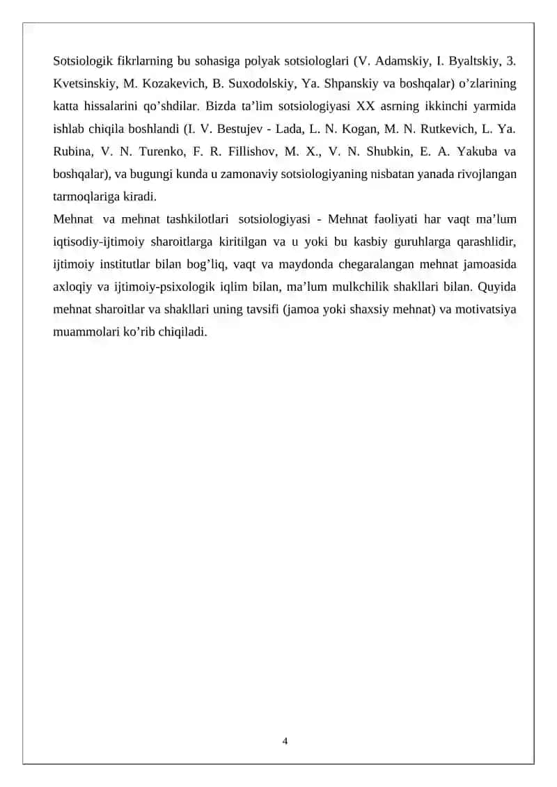HOZİRGİ ZAMON SOTSİOLOGİYASİNİNG ASOSİY YÒNALİSHLARİ 4