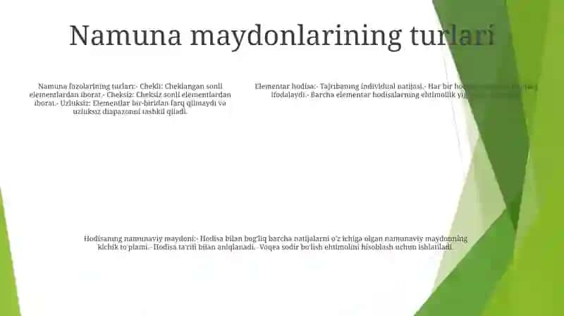 Elementar Hodisalar Fazosi 4