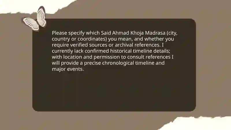 Said Ahmad Khoja Madrasa 4