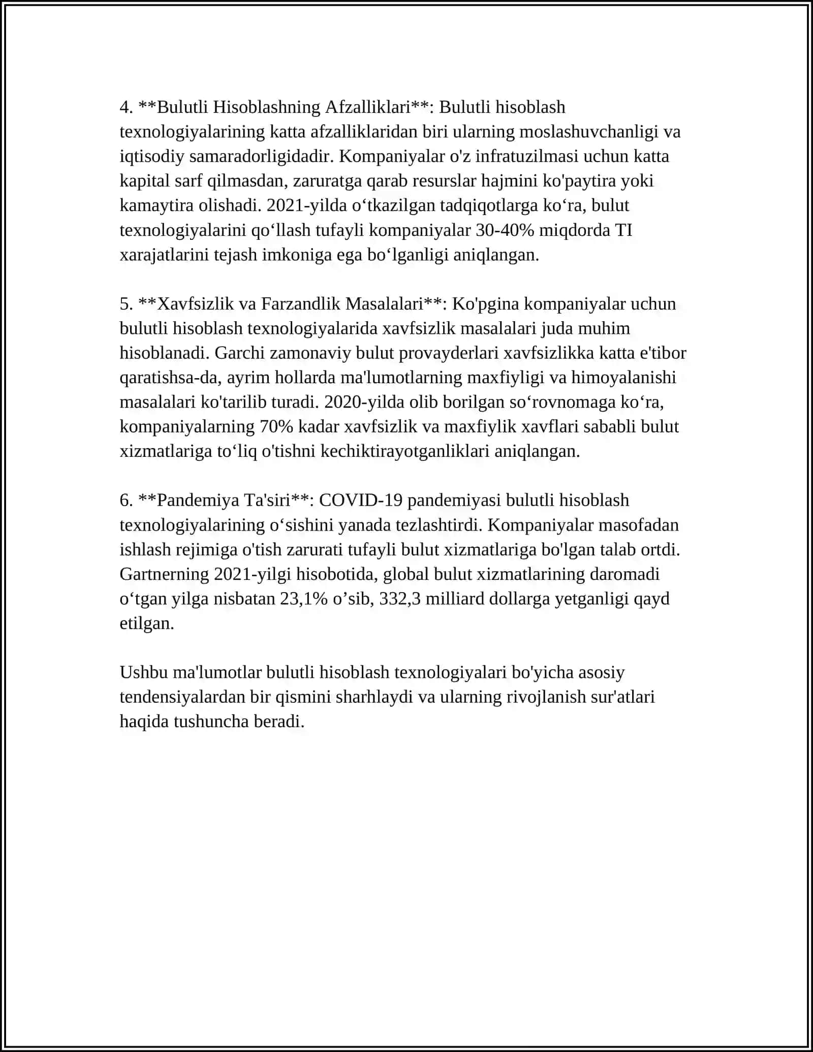 TARMOQ TEXNOLOGIYALARI VA INTERNET XIZMATLARI 4