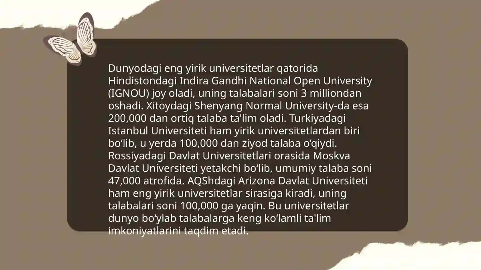 Dunyoning mashhur universitetlari 4