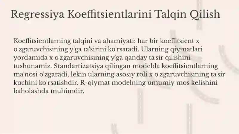 Reversiya koeffitsientlari 4