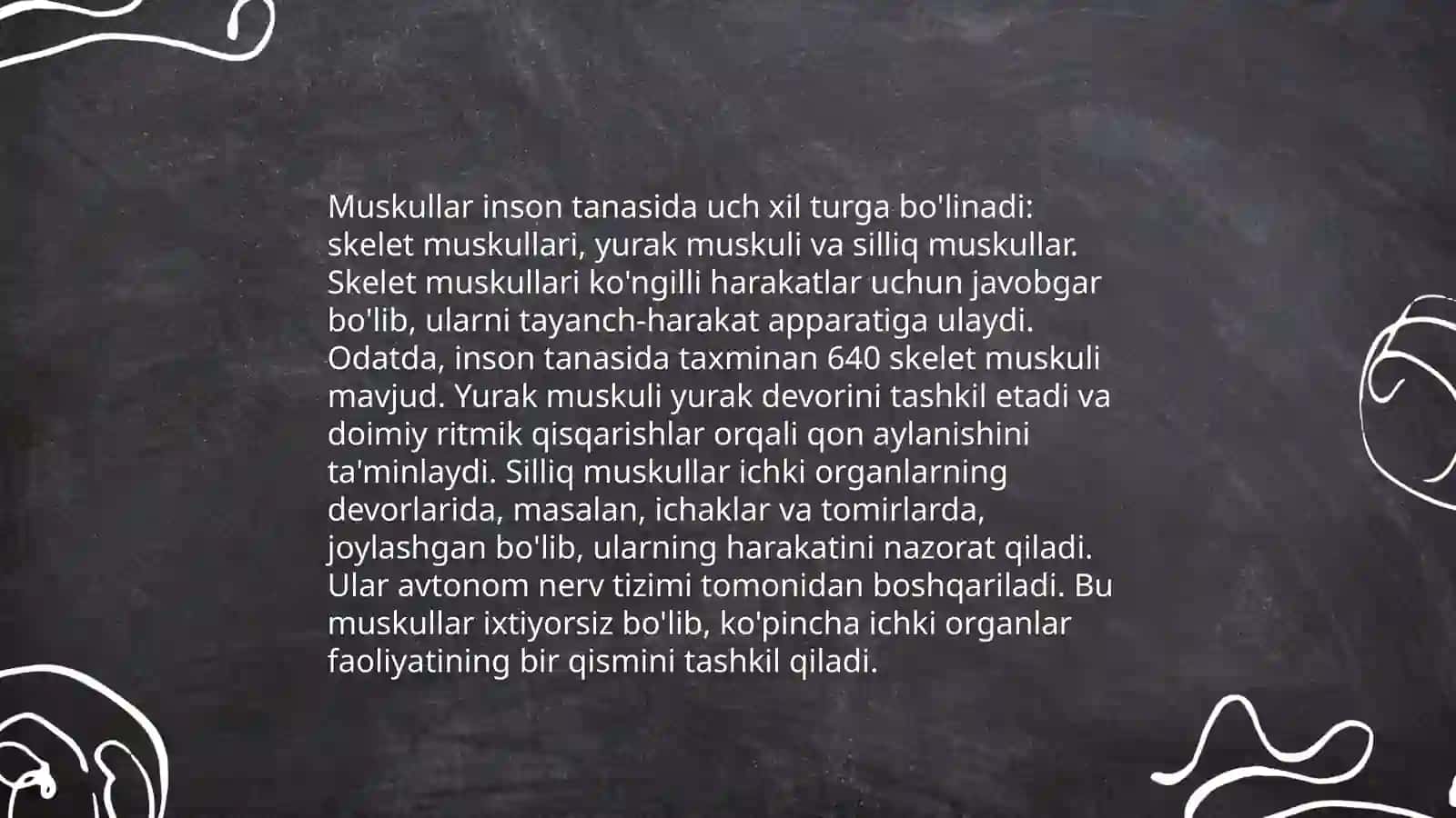 Muskul tóqimasi 4