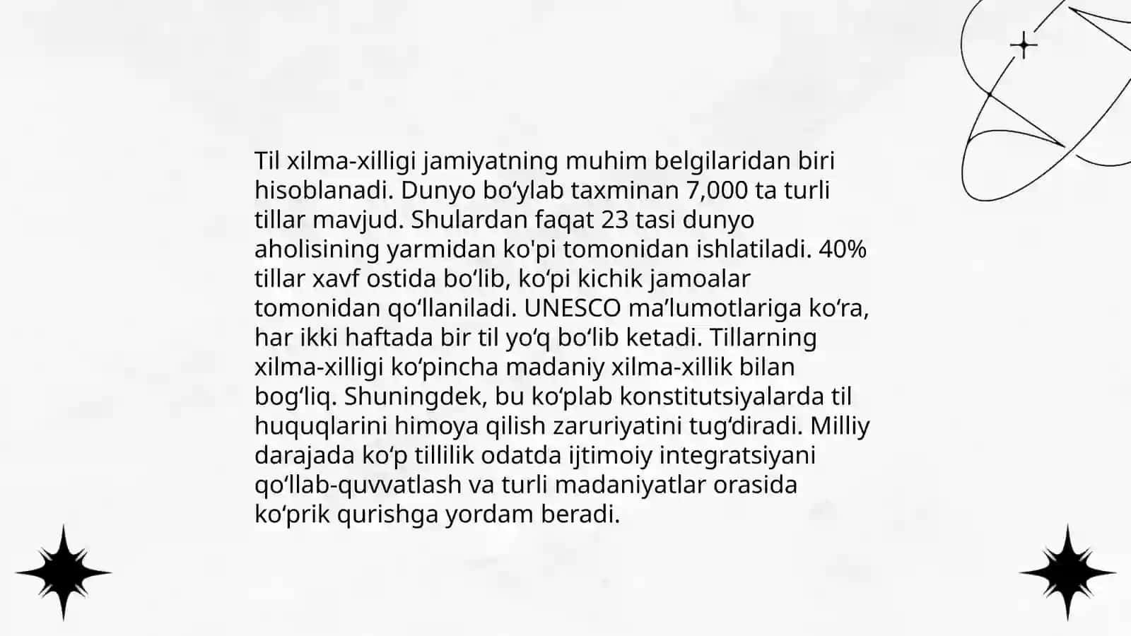 Til siyosati tahlili 4