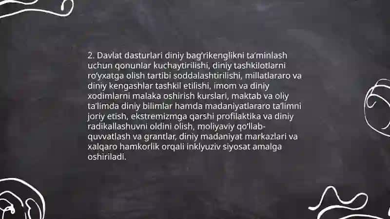 Diniy bagʻrikenglik va millatlararo doʻstlik siyosati 4