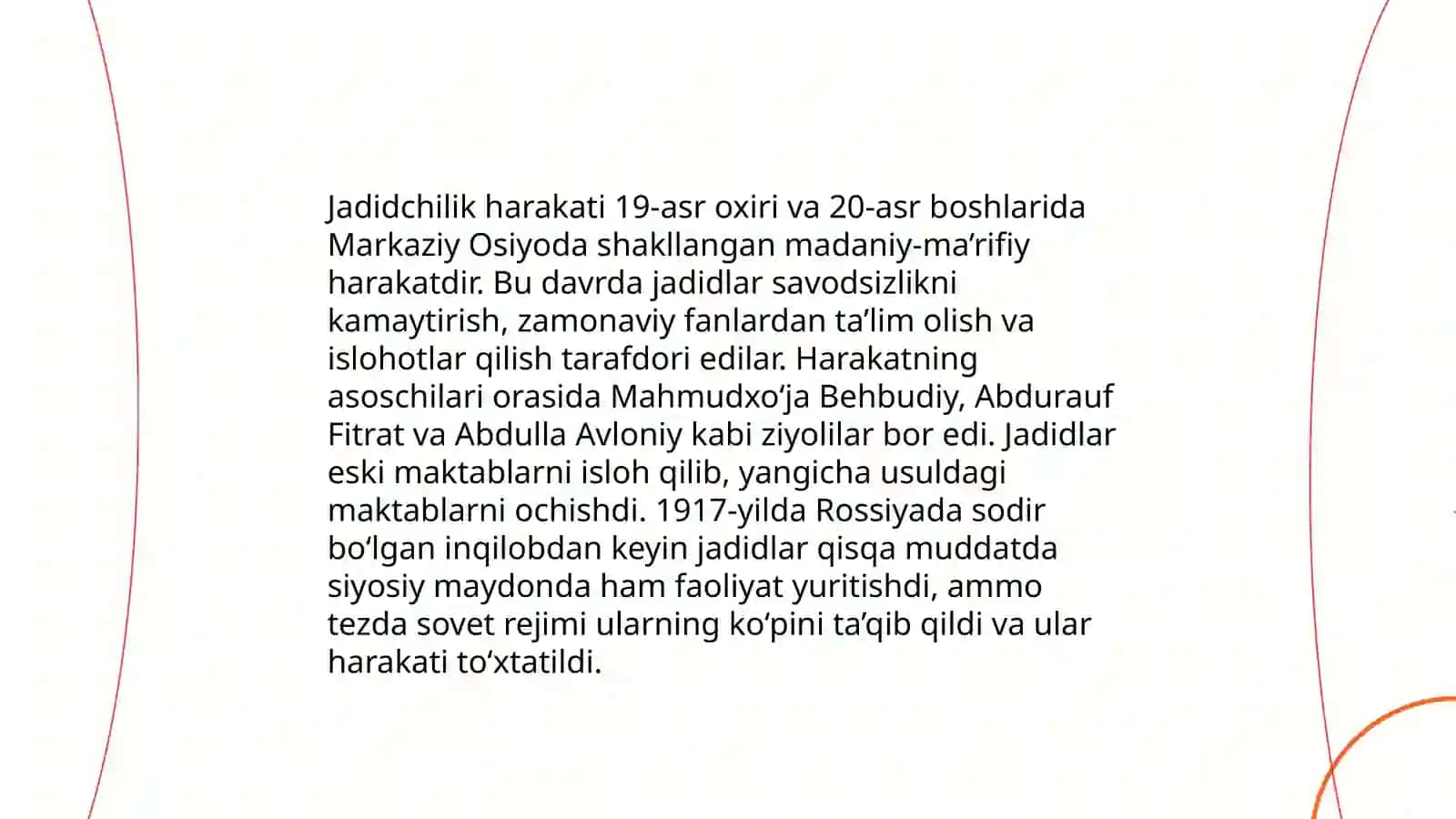 Oʻzbekistonda mustaqillik gʻoyalarni tarixiy asoslari 4