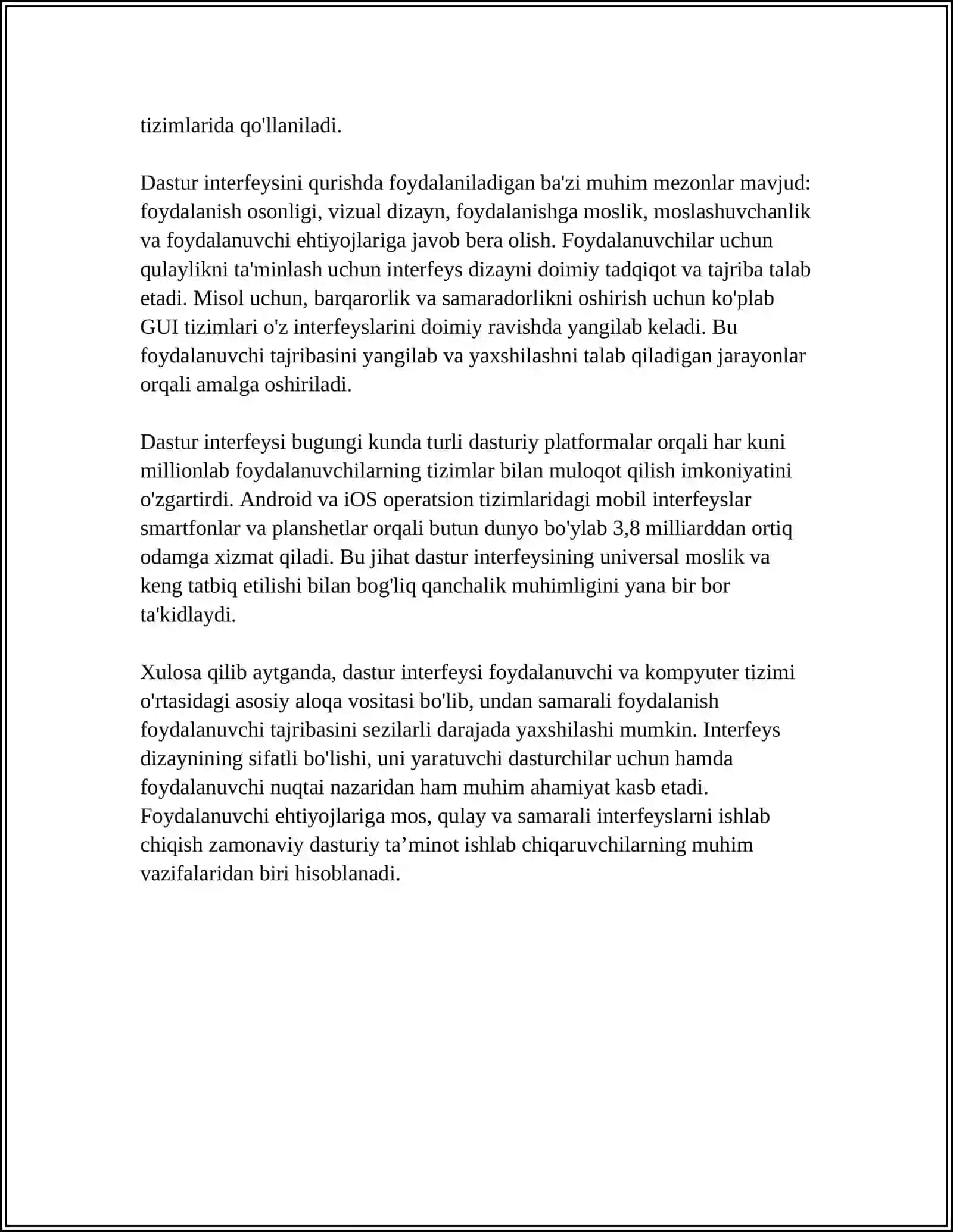 CORUS LAB DASTURINING XUSUSIYATLARI 4