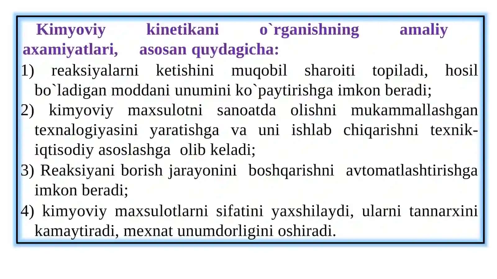 Kimyoviy kinetika va kimyoviy muvozanat. Kataliz 4