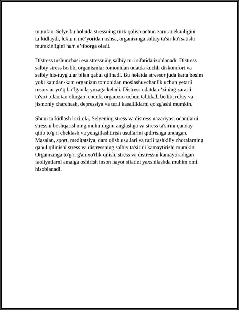 G.SELYENING STRESS VA DISTRESS 4