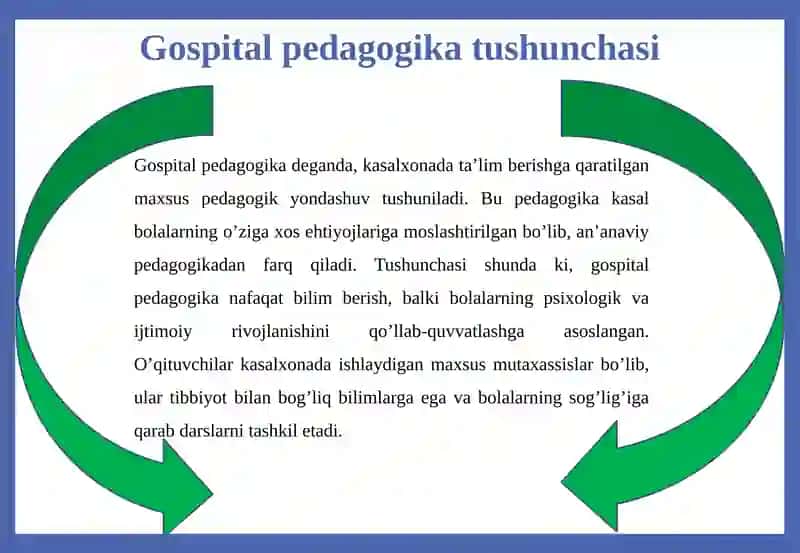 GOSPITAL SHAROITIDA TA’LIMNING TASHKILIY-PEDAGOGIK MODELI 4
