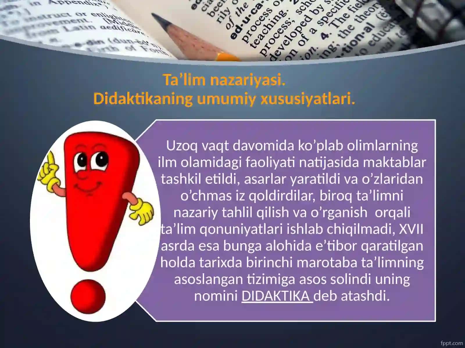 DIDAKTIKA-TA’LIMNAZARIYASI 4
