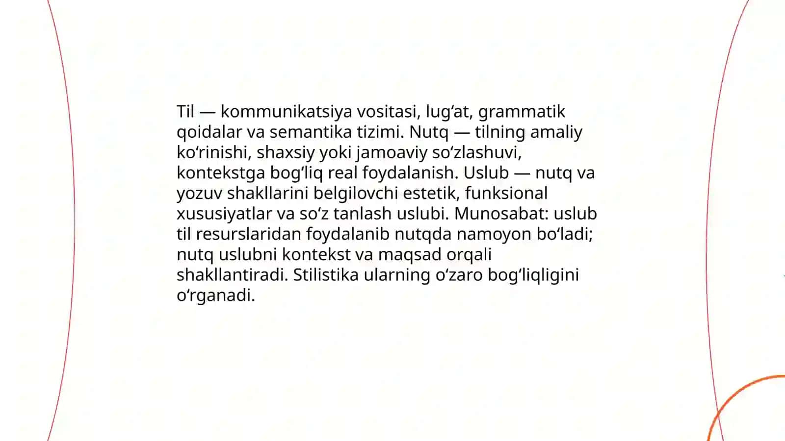 Uslubiyat haqida umumiy maʼlumot 4