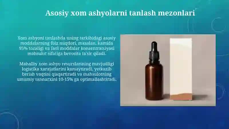 Asosiy xom ashyolar 4
