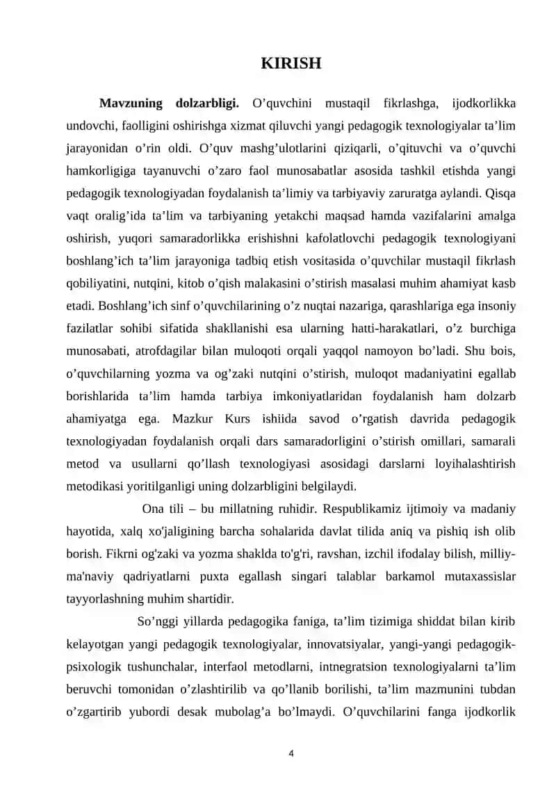 Savod o’rgatish davrida bo’g’in ustida ishlash 4