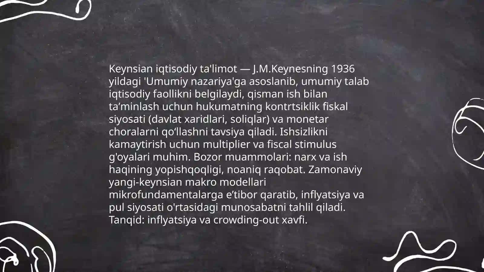 Neoklassik iqtisodiy ta'limot 4