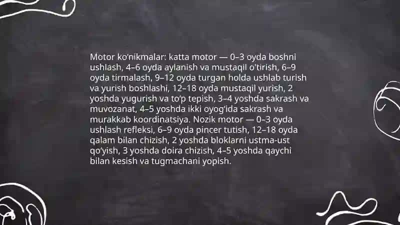 Bolaning rivojlanishi 4