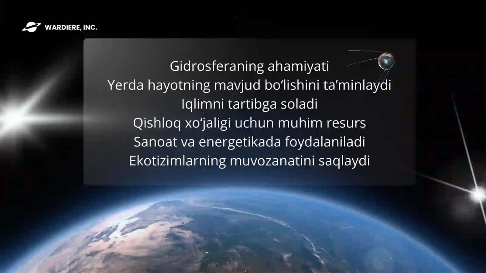 Gidrosfera va uning tarkibiy qismlari 4