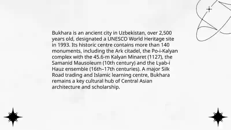 Historical cities of Uzbekistan 4