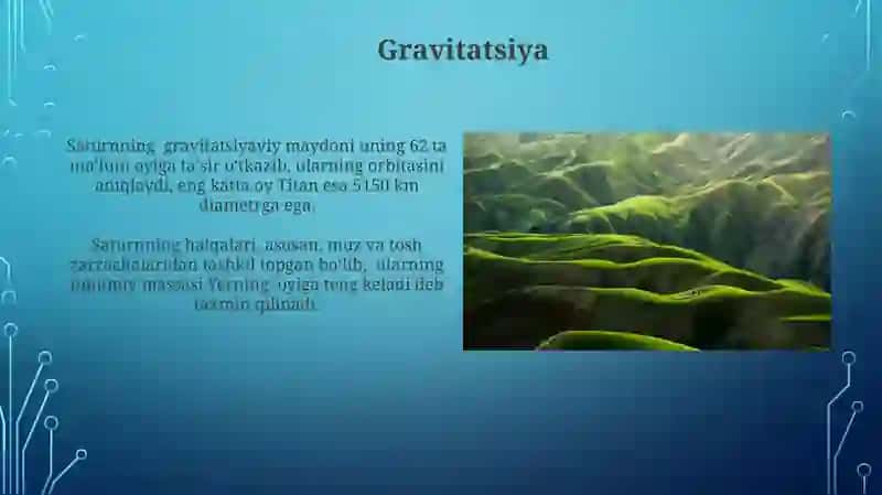 Saturn va uning fizik tabiati 4