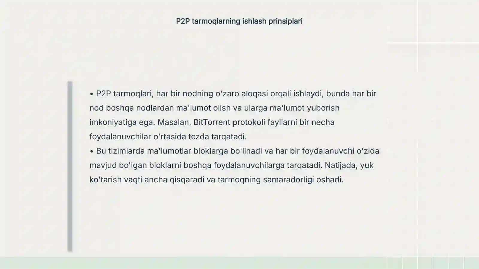 P2P texnalogiyalar 4