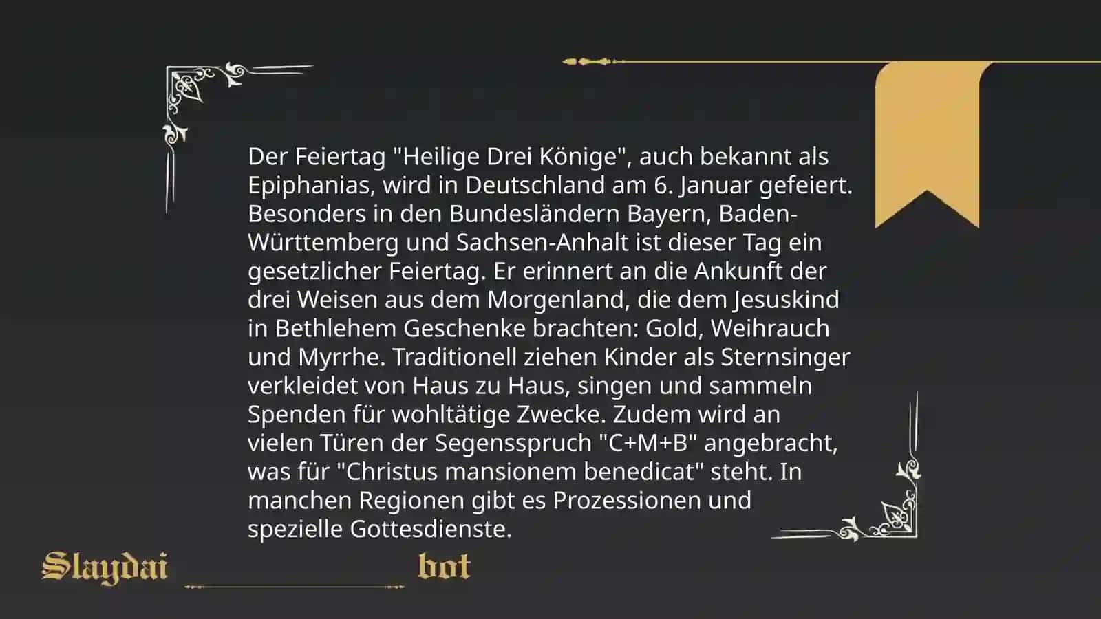Informationen zu deutschen Feiertagen 4