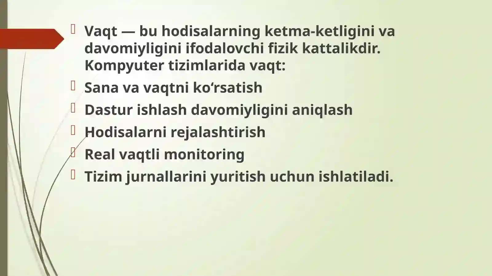 FIZIKA fanidan mustaqil ish 4