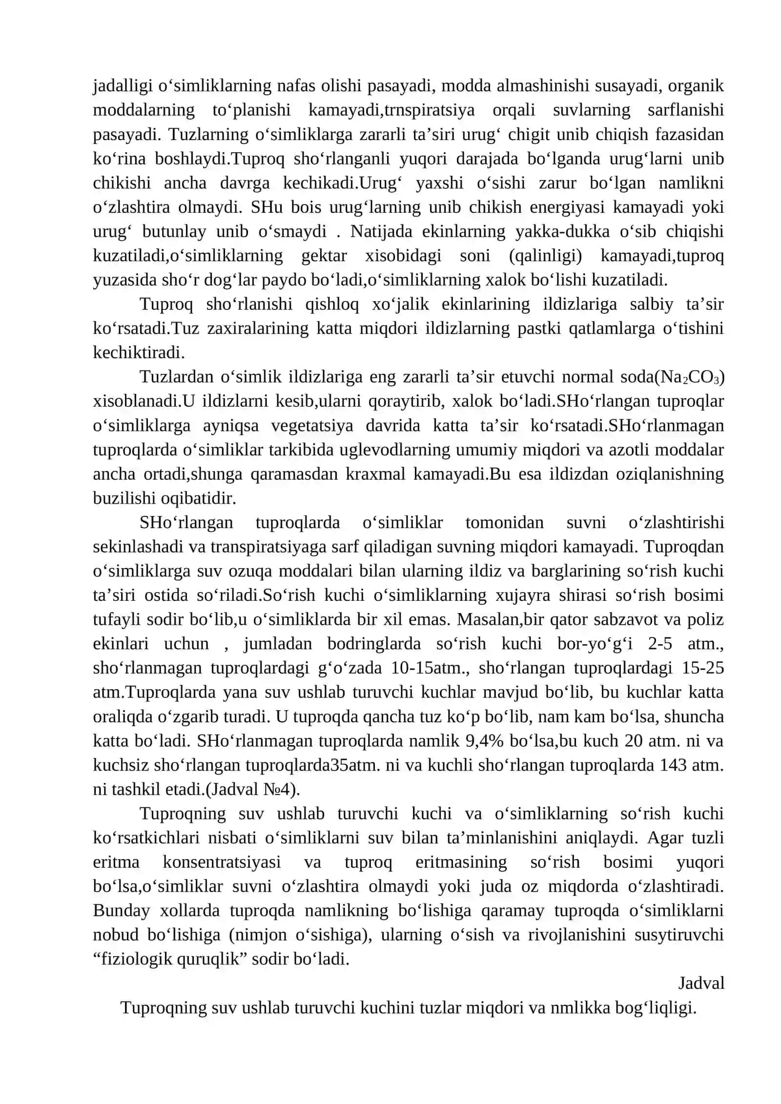 Tuzlarning eruvchanligi 4