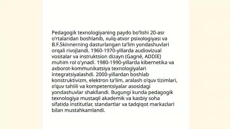 Pedagogik texnologiya 4