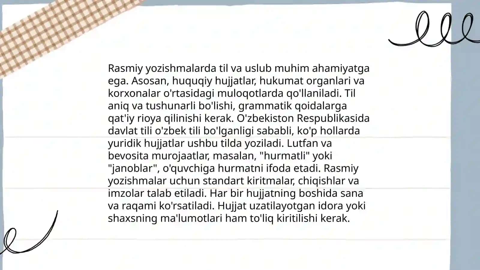 Rasmiy yozuvlar 4