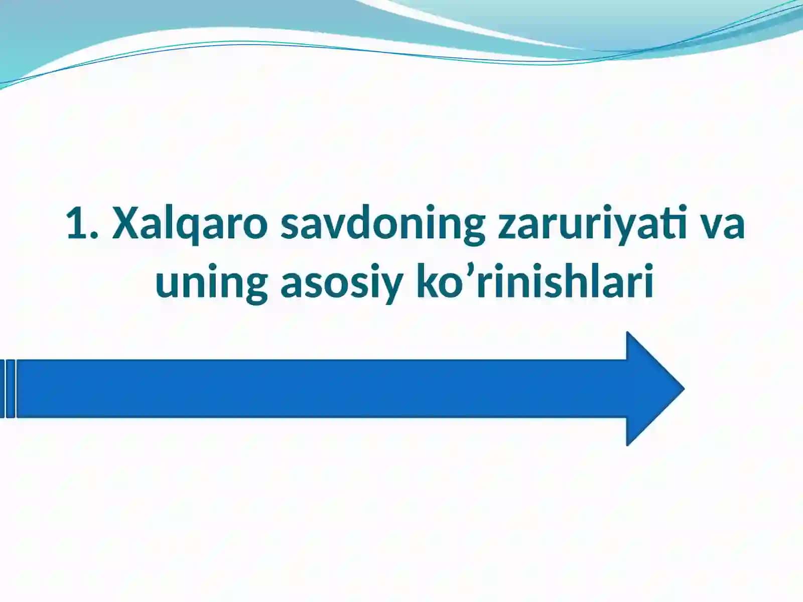 Xalqaro savdo nazariyalari 4