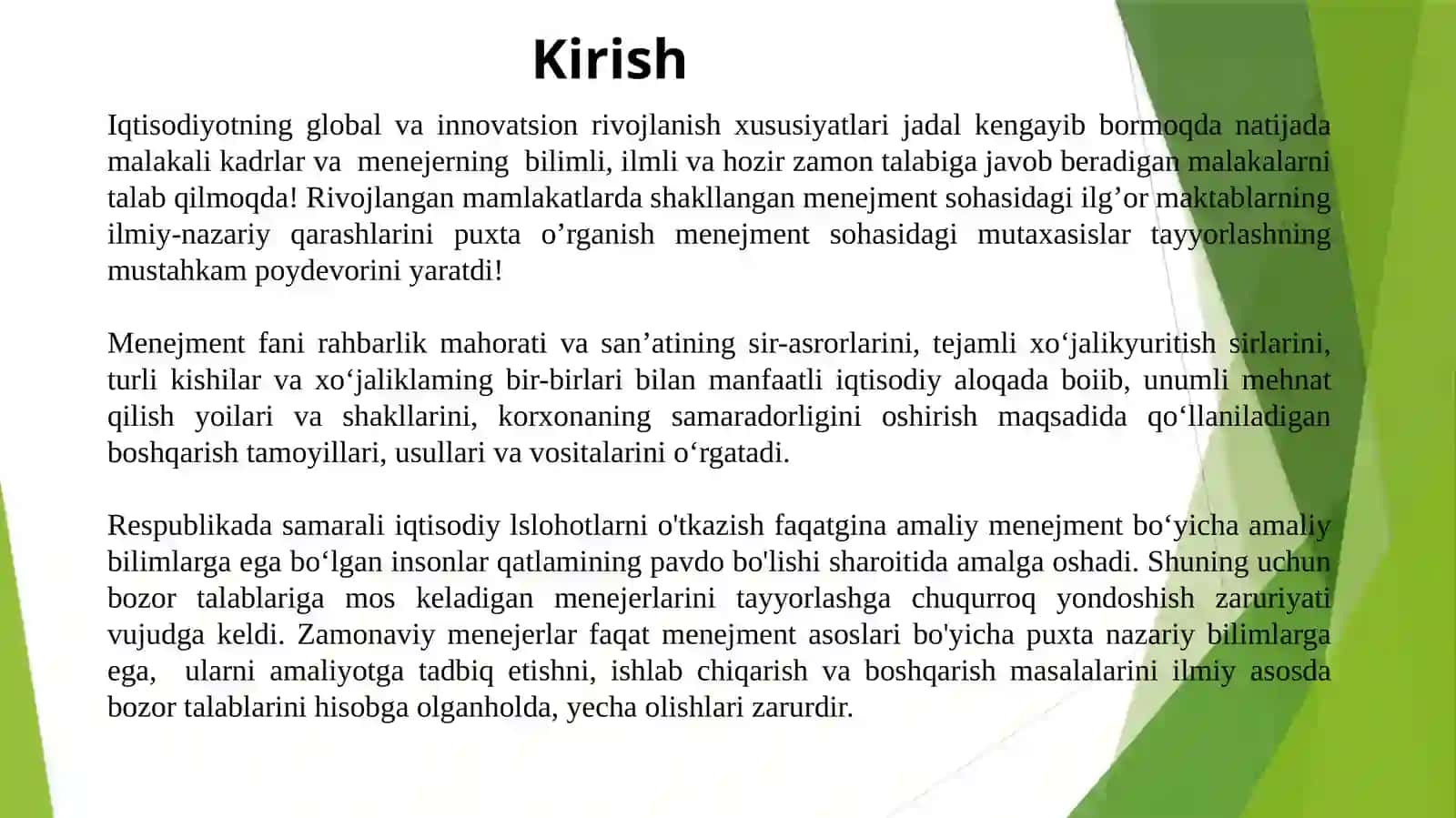 Menejment mustaqil fan sifatida 4