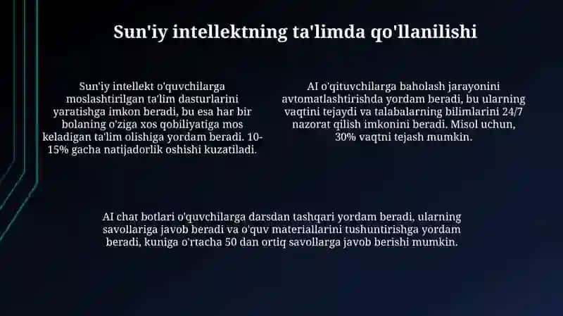Sun'iy intellektning ta'limdagi roli 4