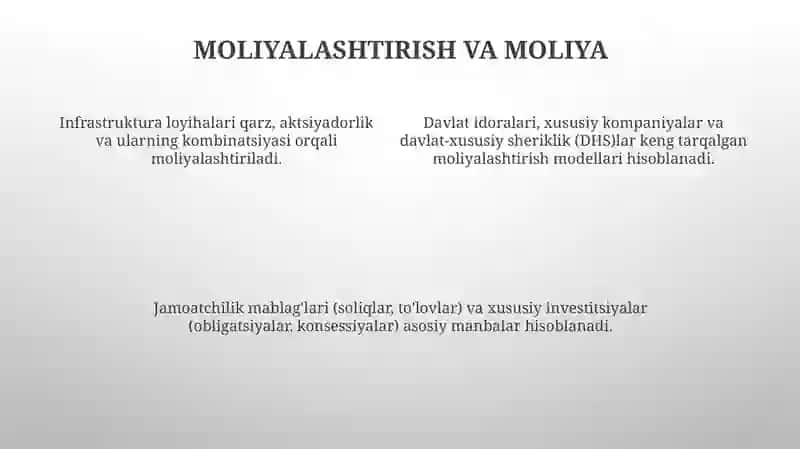 Avtomabil yoʻllarini jihozlash obyektlari 4