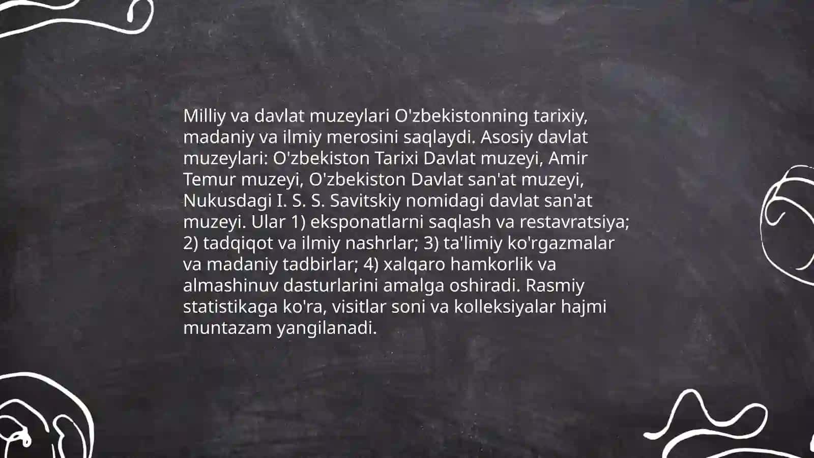 Muzeylar Ma'rufova Nuriyamalak 4