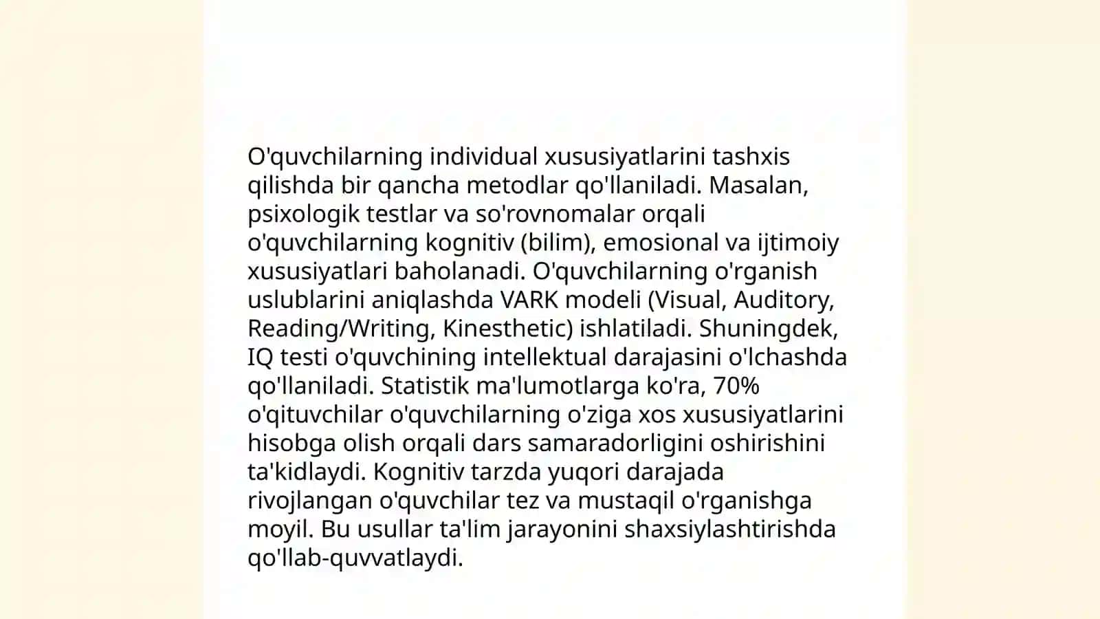 Pedagogik psixologik tashxisning mohiyati 4