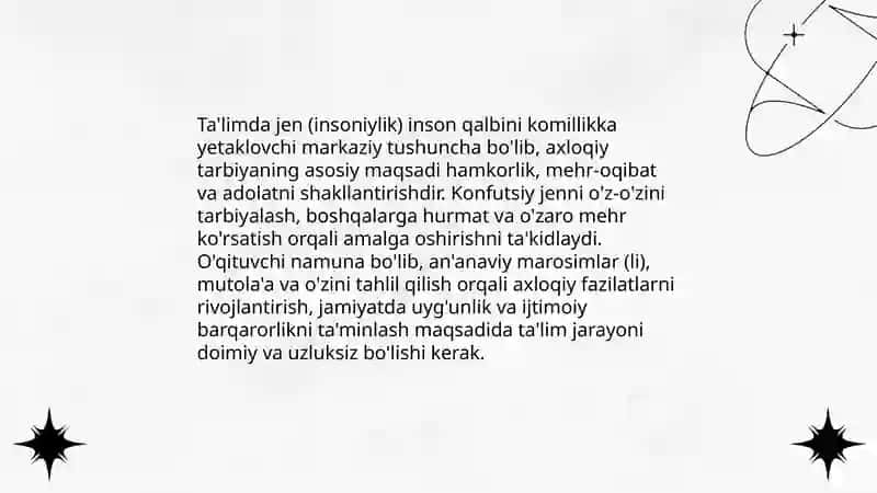 Konfutsiyning pedagogik qarashlari 4