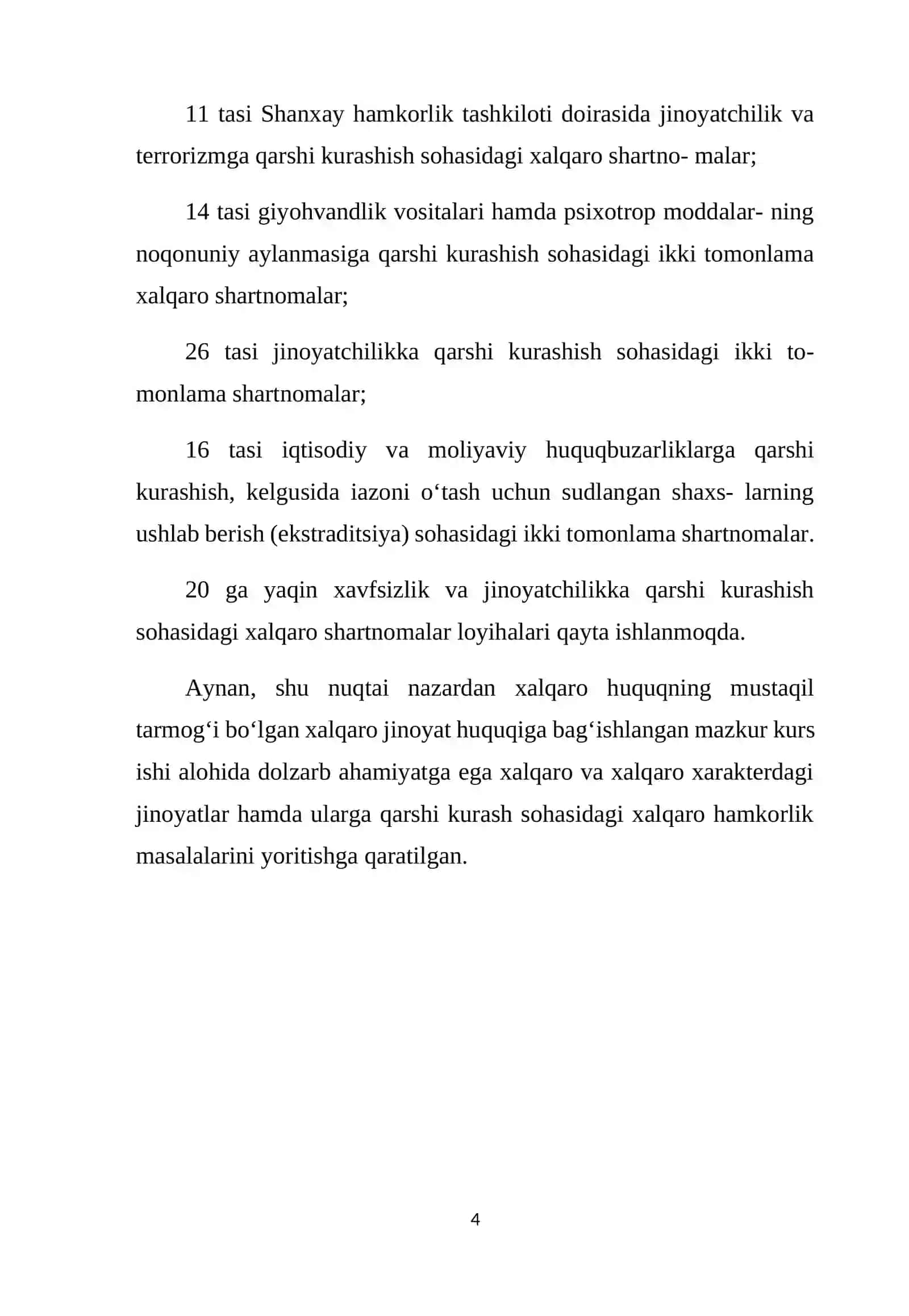 Xalqaro jinoyat huquqi 4