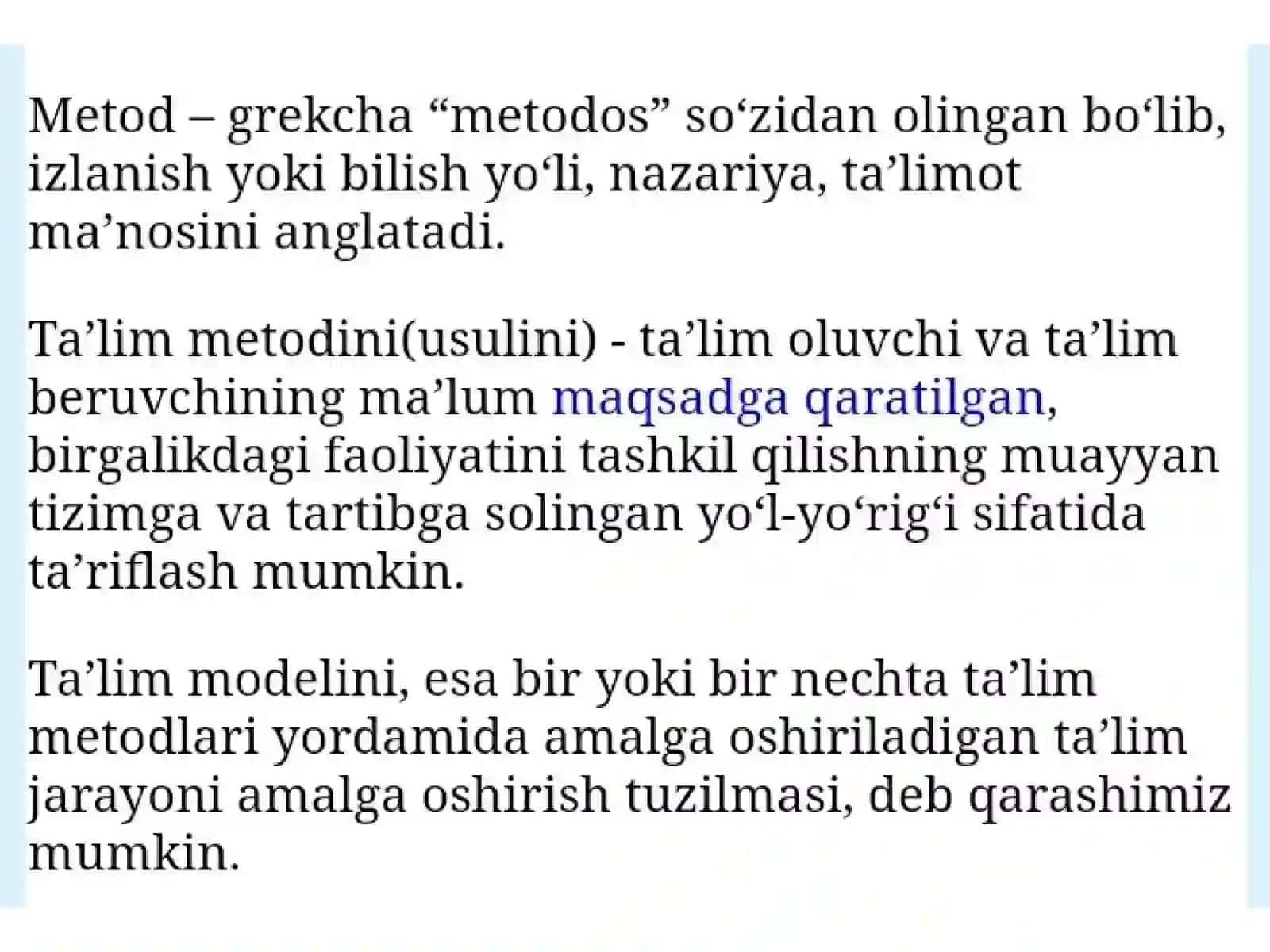 O'zbek tilining sohada qo'llanilishi fanidan tayyorlagan mustaqil ishi 4