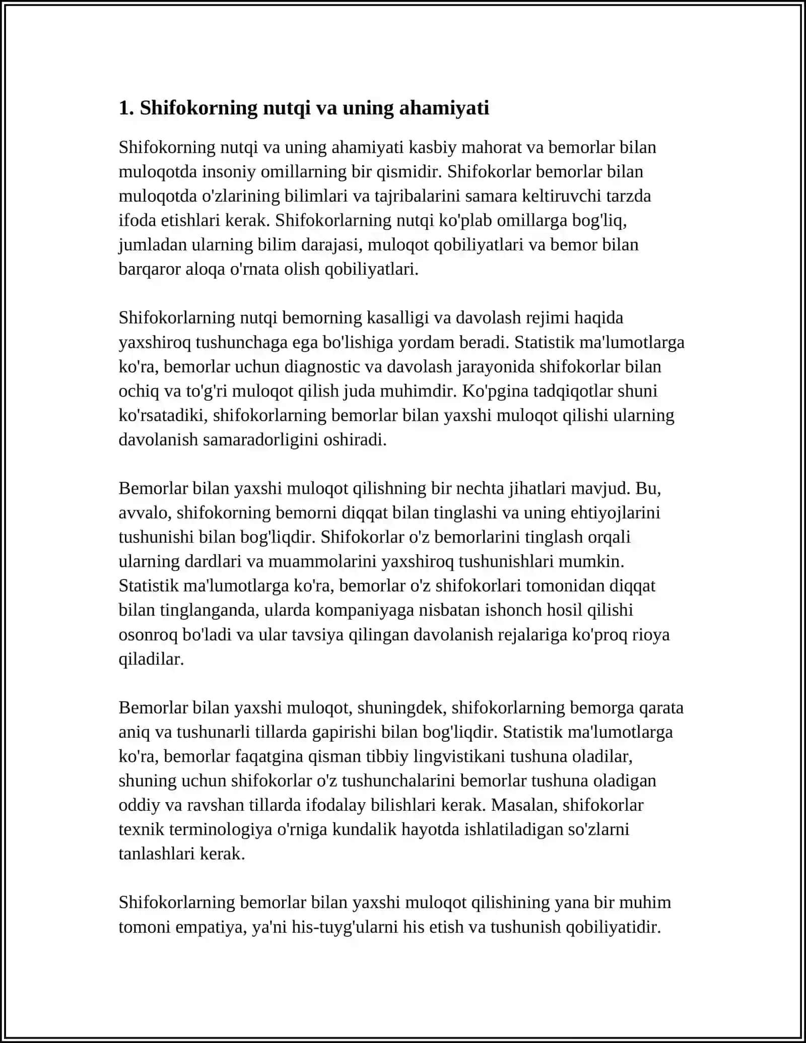 MUTAXASIS NUTQI ( SHIFOKOR KASBI MISOLIDA) 4