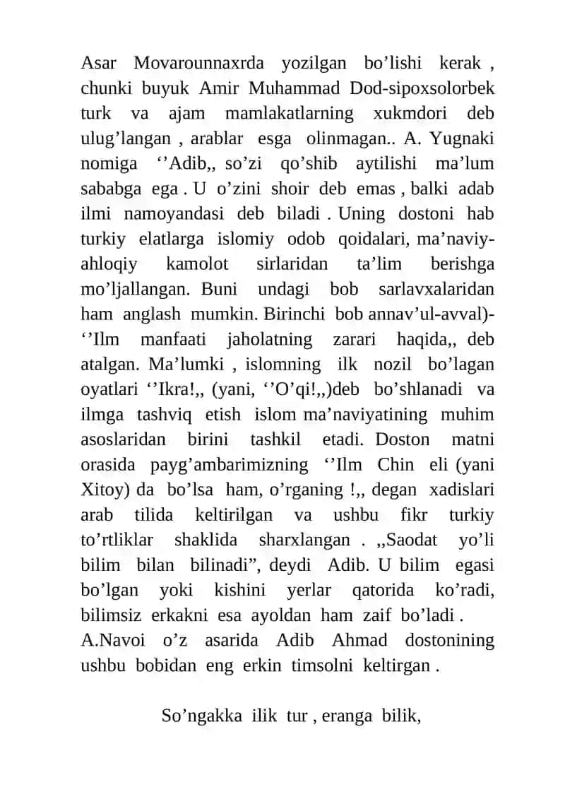 AHMAD YUGNAKIY HAYOTI VA PEDAGOGIK QARASHLARI 4