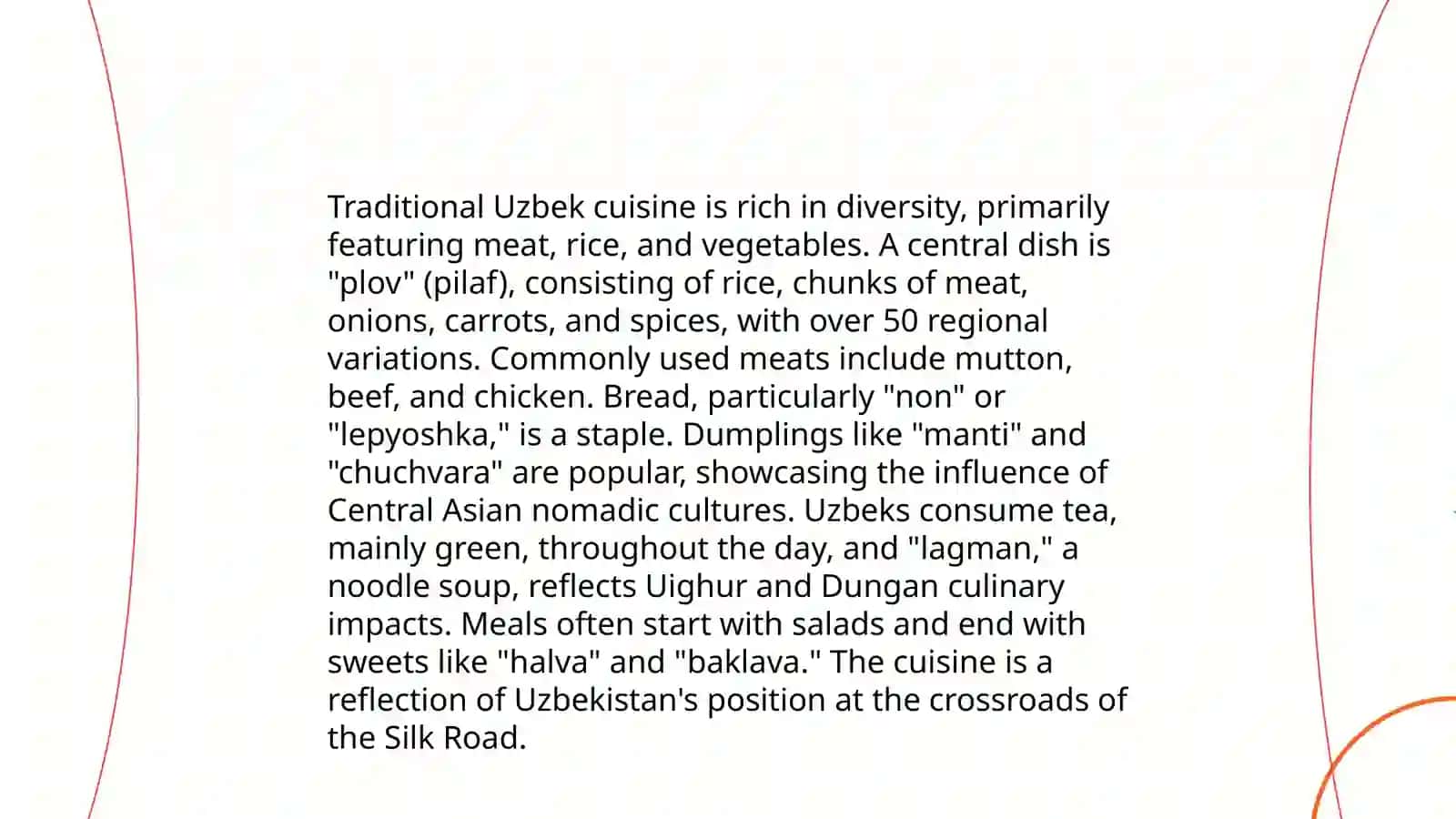 Silk Road and its Influence on Uzbek Culture 4