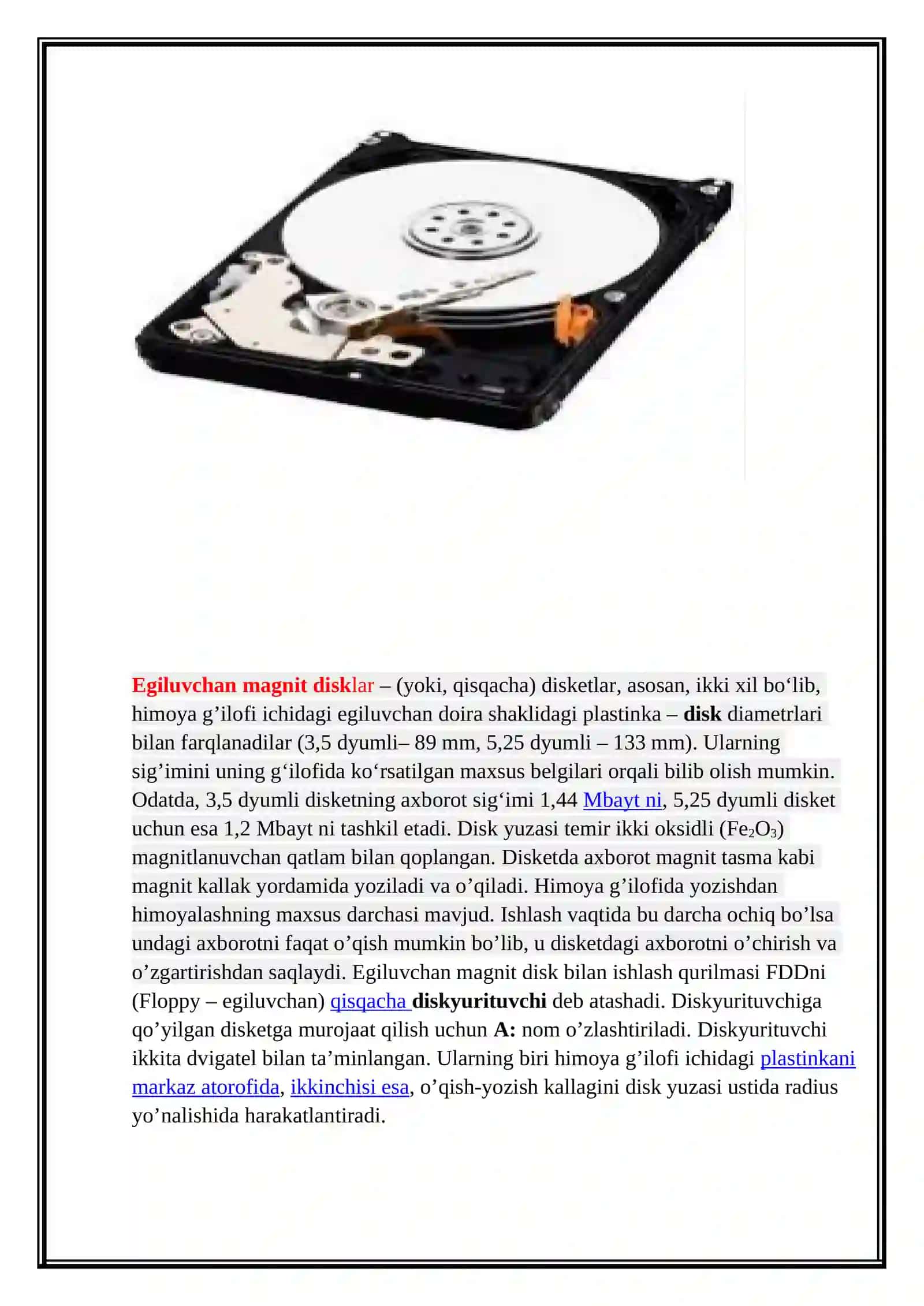 Asosiy xotiraning dinamik tuzilishi 4