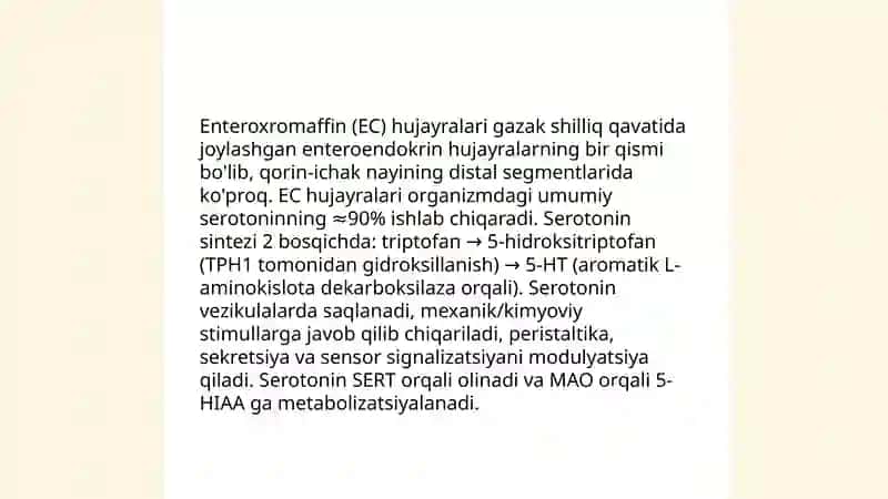 Me'da-ichak nayining endokrin hujayralari 4