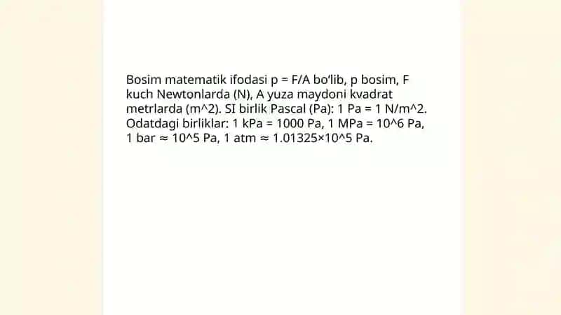 Bosim va Paskal qonuni 4