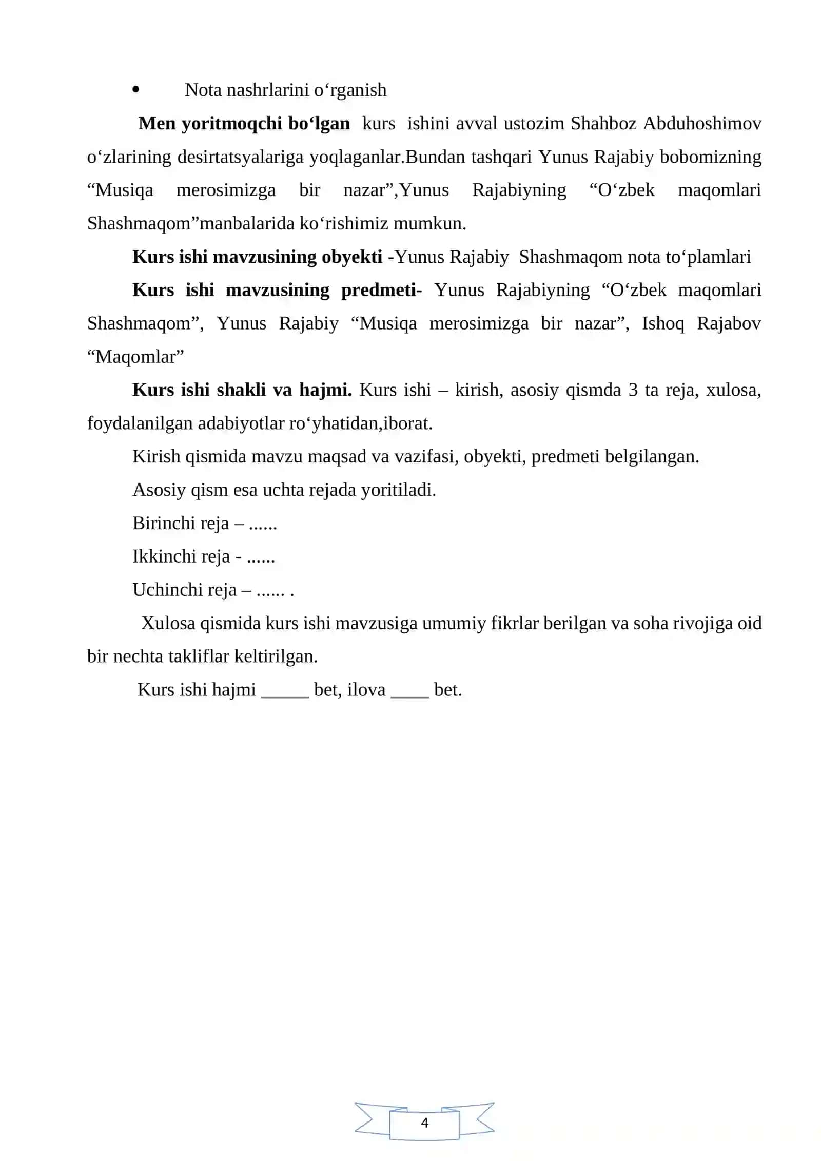 YUNUS RAJABIY SHASHMAQOM NOTA TO‘PLAMLARI 4